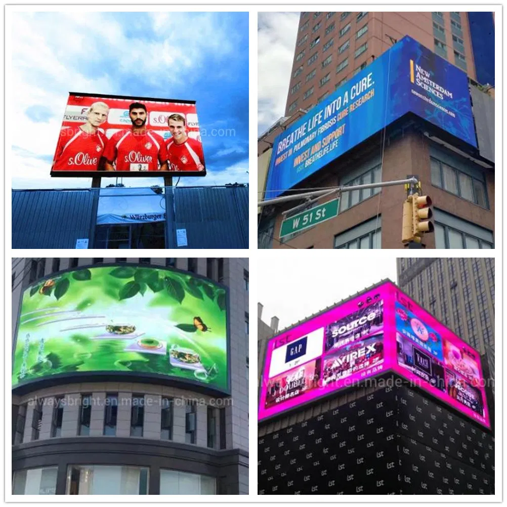 10mm SMD 32X16 DOT Matrix Full Color RGB Panel Module Video Wall P10 Outdoor LED Advertising Display Screen