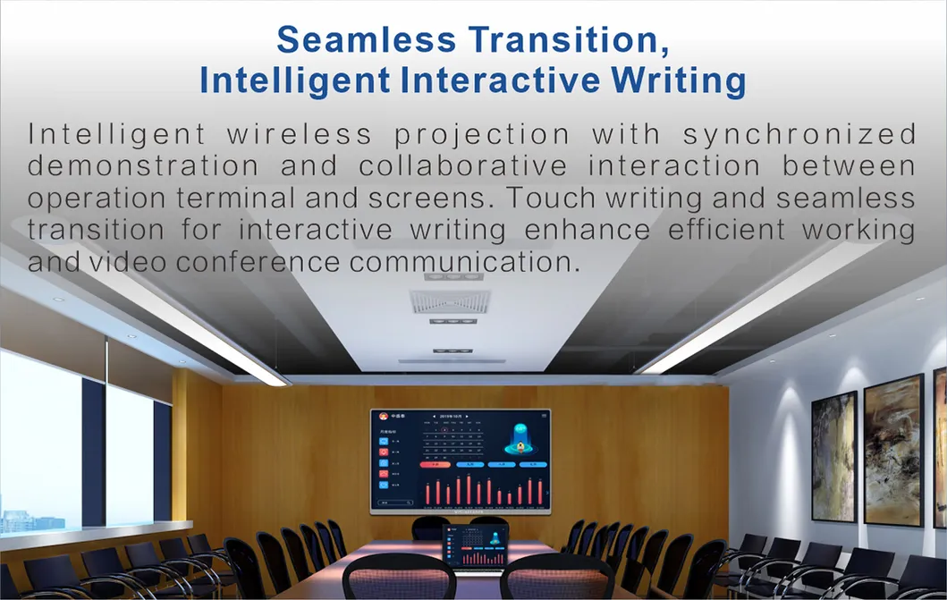 165 Inches P1.9mm Narrow Pixel Pitch SMD LED Screen All-in-One Commercial LED TV for Conference Room