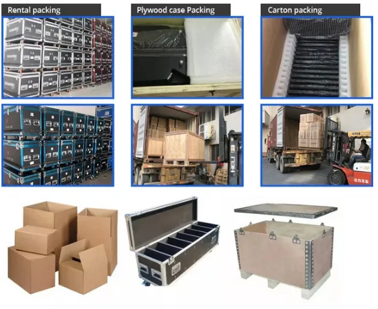 320X160mm Hub12 1/4scan 16*8dots Outdoor Tri-Color P20 LED Display Module