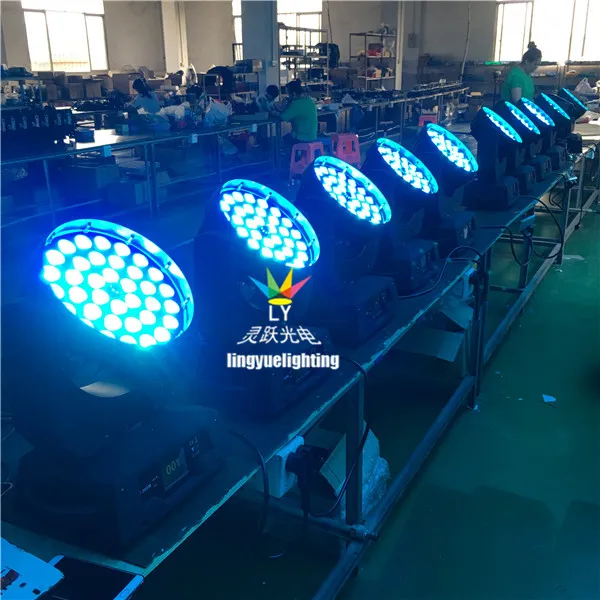 36X18W Rgbawuv Stage Disco LED Moving Head with Zoom