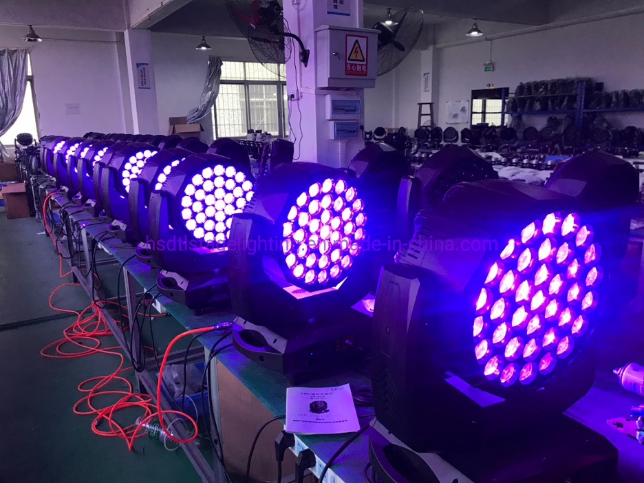 37PCS 15W LED Zoom Wash Beam Moving Head Lighting