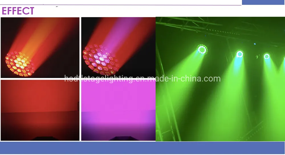 37PCS 15W LED Zoom Wash Beam Moving Head Lighting
