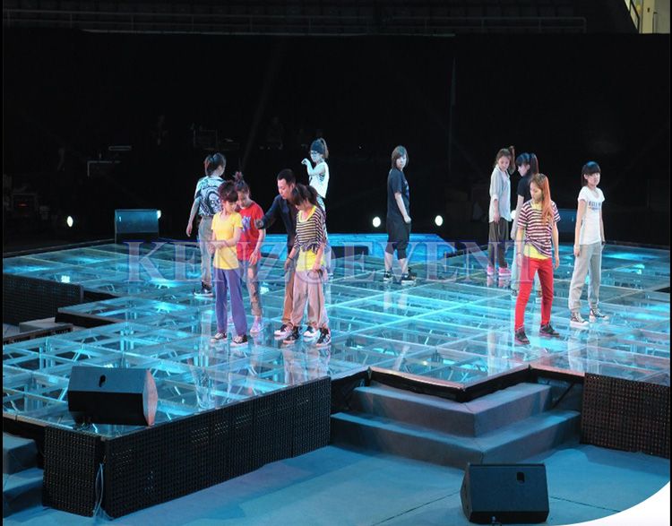 Adjustable Moving Stage Aluminum Portable Stage for Performance