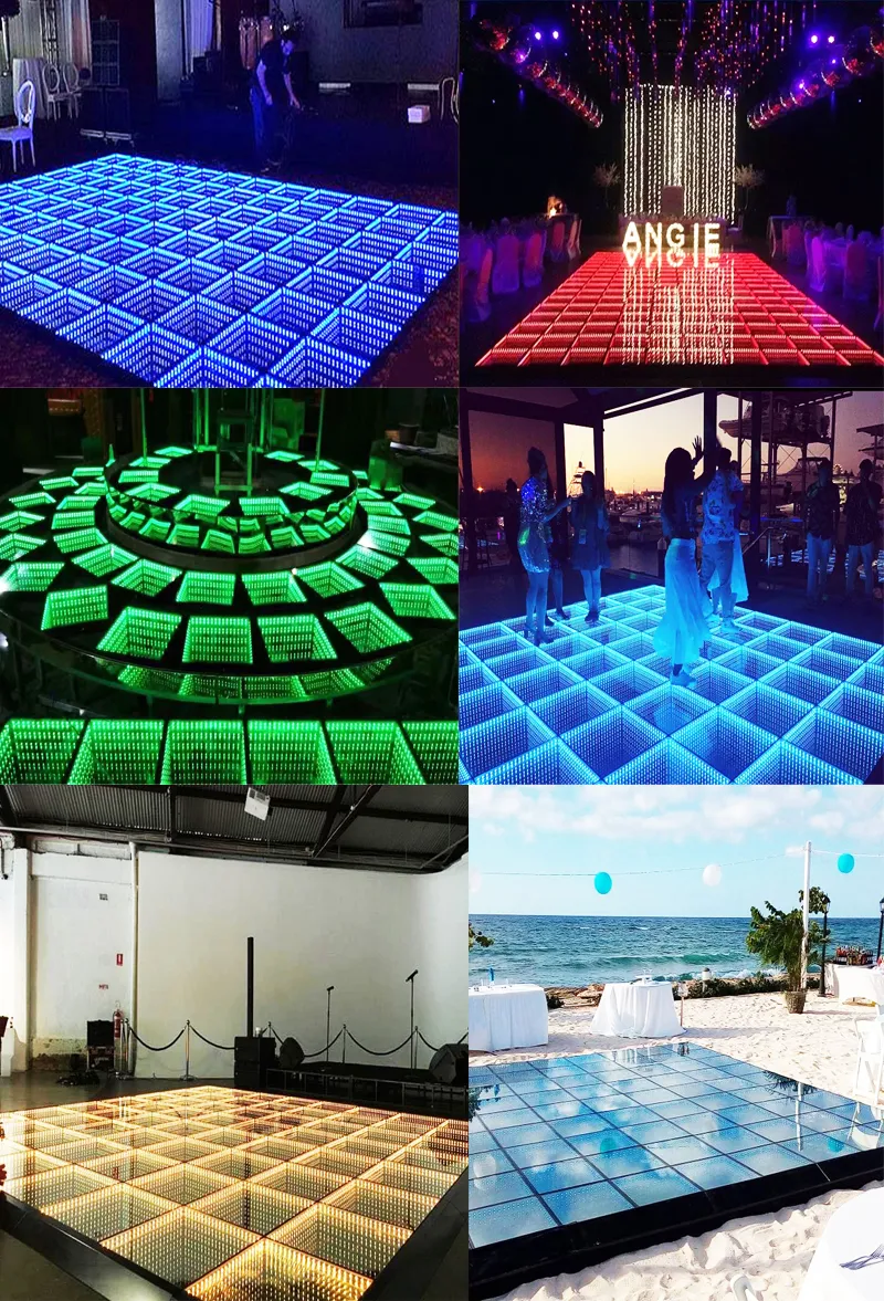 Amazing Stage and Event Decoration Abyssal Infinite Effect LED Dance Floor