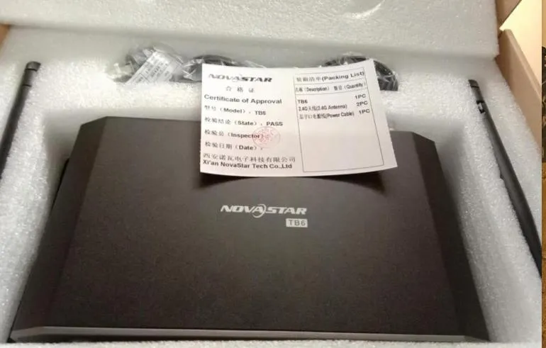Asynchronous Novastar Controller Multimedia Player Sending Box Tb6/Tb3