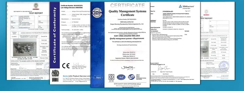 Best Recommended 80W 110V 220V Ultravioler Lamp Moveable and Controllable Disinfection Lamp