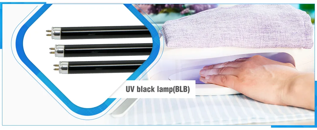 CE RoHS T5 4W BLB 365nm Black Light Blue Lamp F4t5 UVA Fluorescent Lamp Mosquito Killing Lamp
