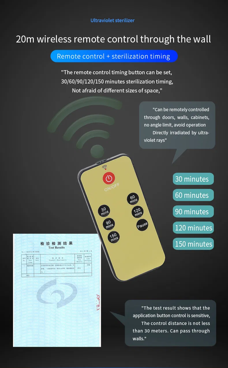 Cold Chain Ultraviolet Lamps Germicidal 254nm UV High-Intensity Sterilization