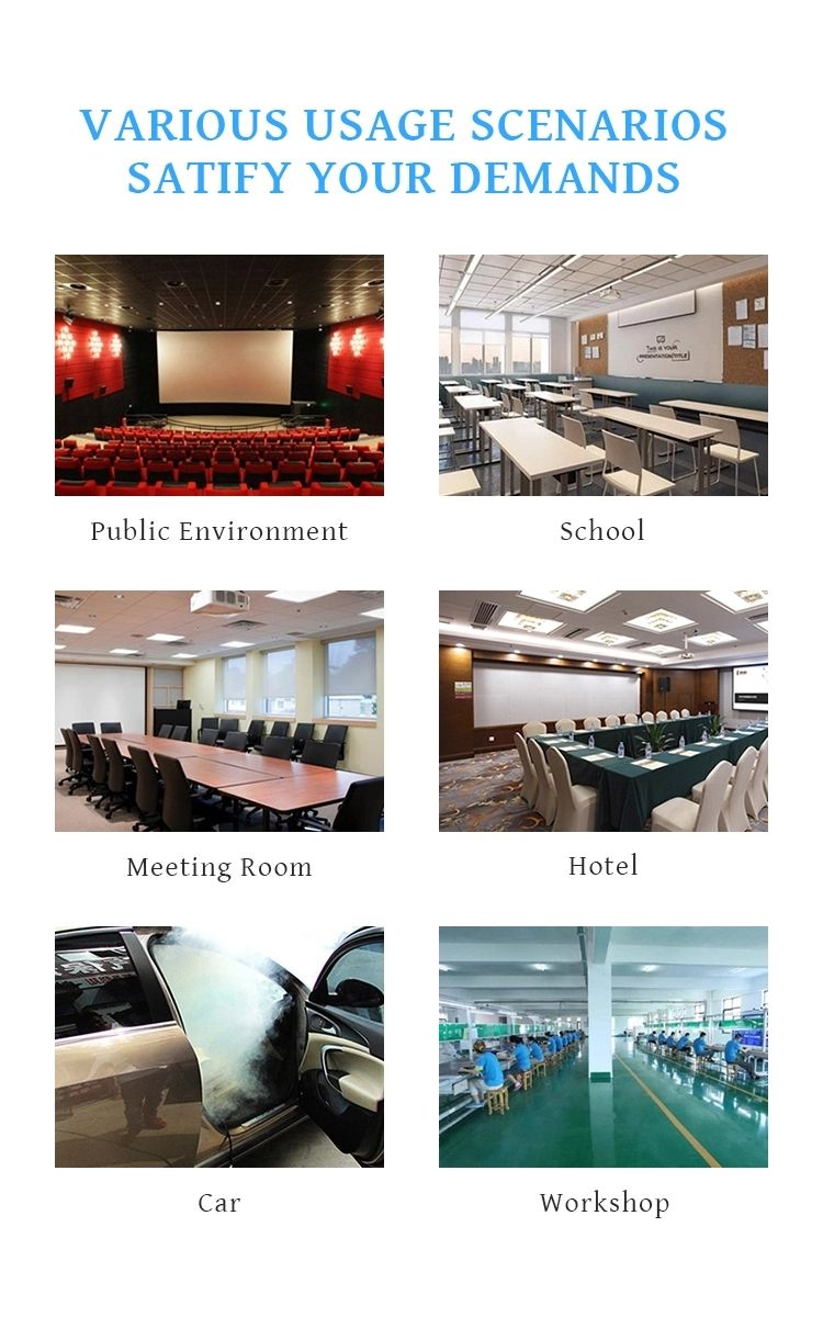 Commercial 110V220V Sterilize Sprayer Cool Fogging Disinfecting Fog Machine Equipment with European Us Standard Plug