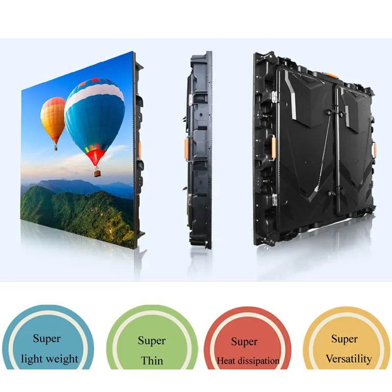 Commom Cathode P5 P6 P8 P10 Energy Saving Low Comsuption Light Diecasting Aluminum IP65 7000CD Advertising Fixed Video Wall Sign Billboard Pantalla LED Display