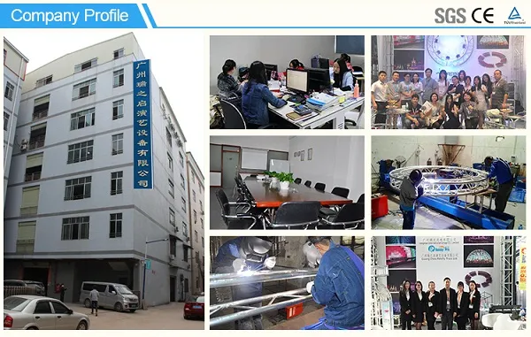 Curved Aluminum Adjustable Height Stage Truss Bolt with Roof