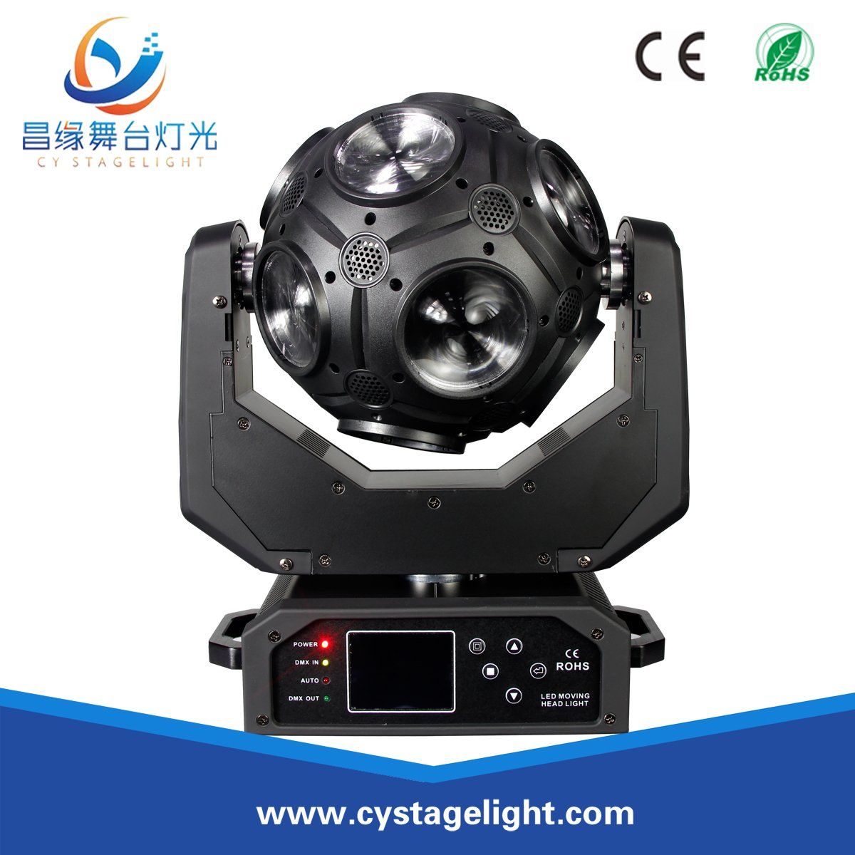 DJ Lighting 12PCS LED Football Stage Effect Moving Head Light