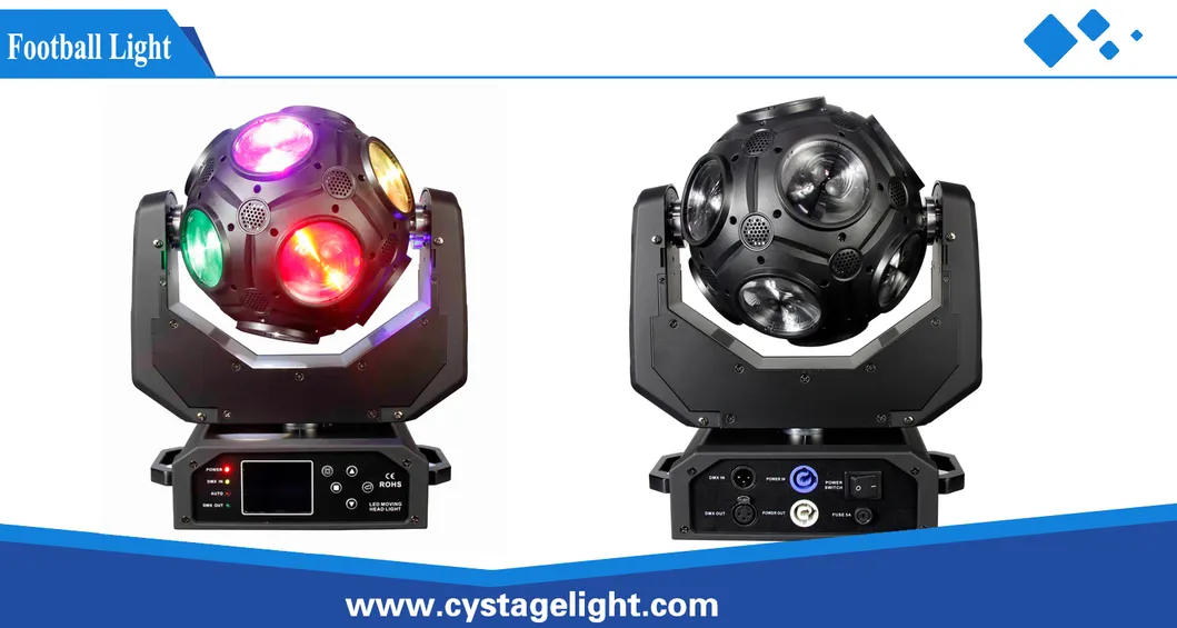DJ Lighting 12PCS LED Football Stage Effect Moving Head Light