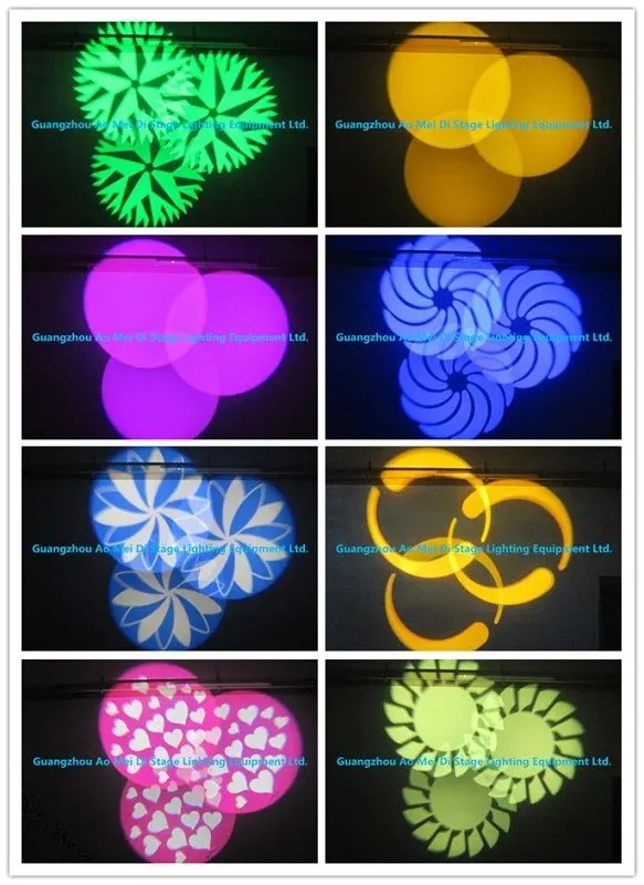 DJ Lighting 3-Facet Big Gobo Stage 150W LED Spot Moving Head Lighting