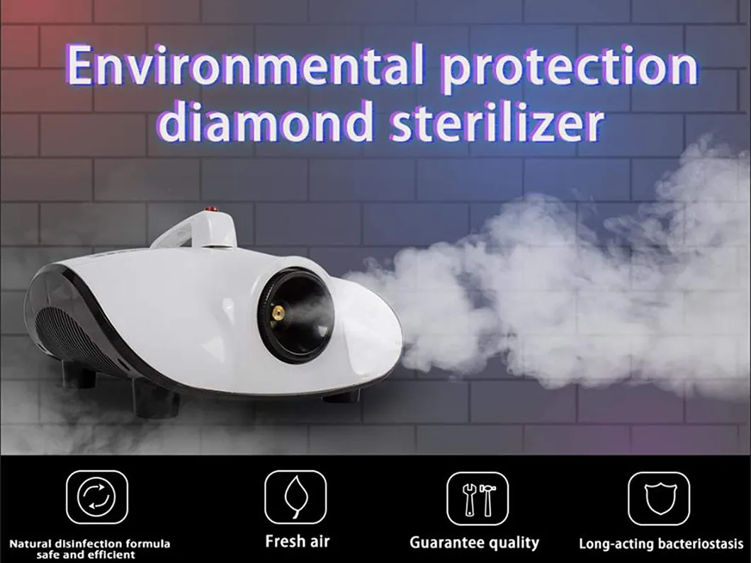 Electric Sanitizer Nano Sprayer Car Fogging Machine 1500W Smoke Fog Machine 900W Fog Smoke Machine Disinfectant Fogging Machine for Sanitizing
