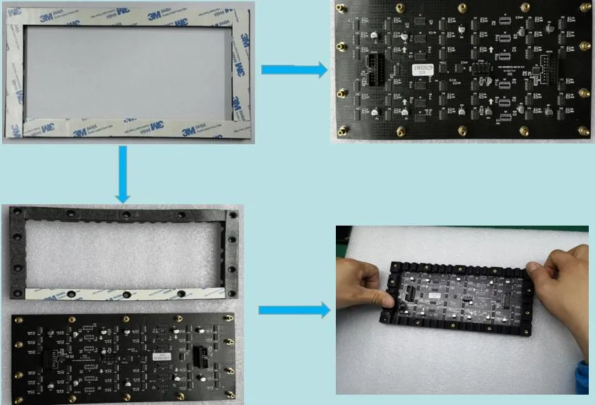 Flexible LED Video Walls Display Brightness 750-800CD