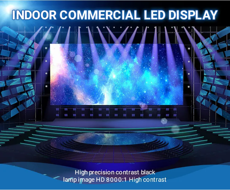 Full Color LED Display Panel, Front Accessed Board, Indoor HD LED Video Wall P1.56