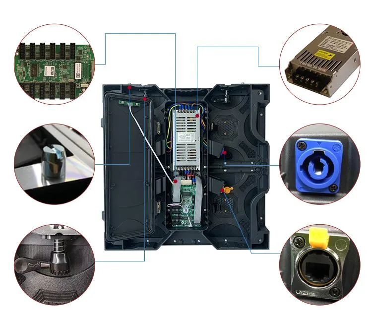 Full Color LED Display Panel, Front Accessed Board, Indoor HD LED Video Wall P1.56