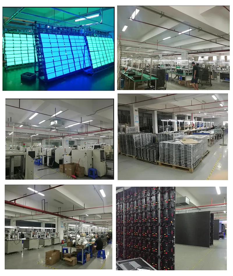 Full Color P2.84 LED Display Panel 500X500mm with Front / Back Access
