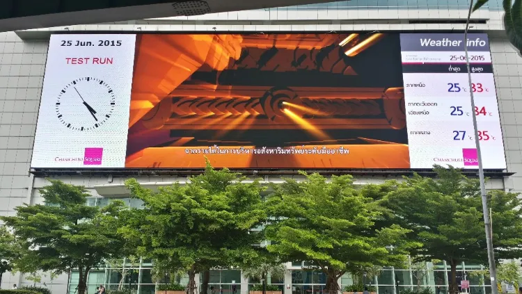 High Brightness P6 Outdoor Fixed LED Billboard for Message Center