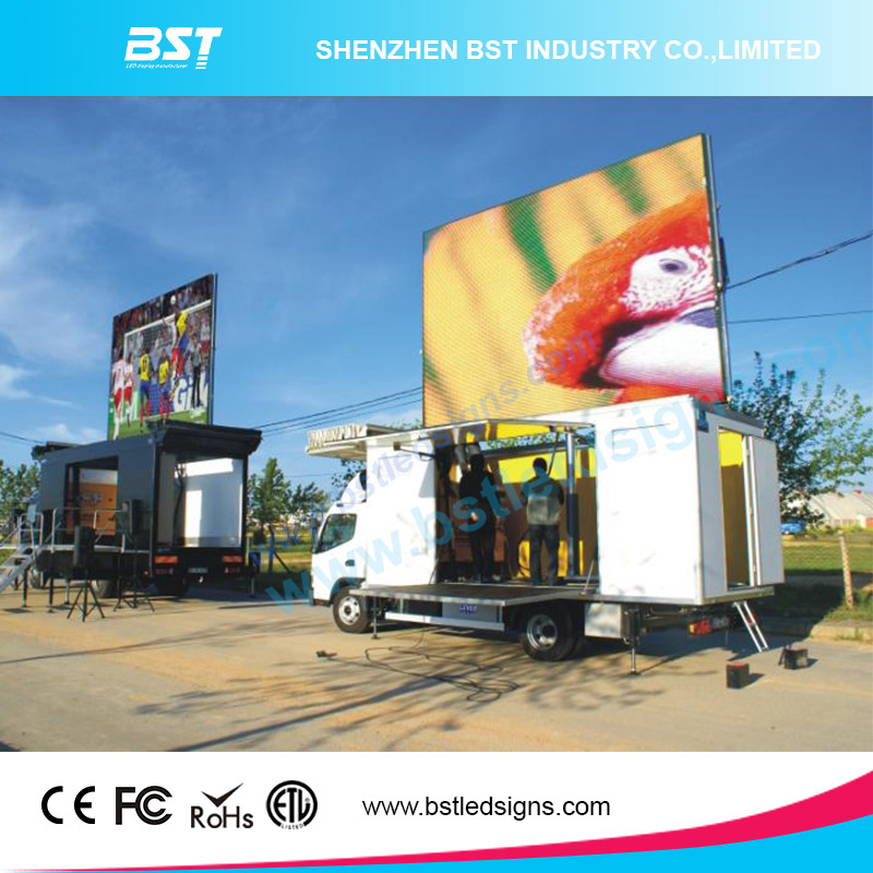 High Definition IP67 1/ 4scan pH10mm Truck Mounted LED Displays