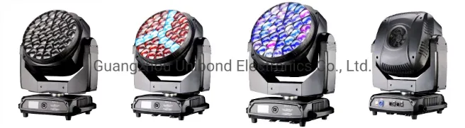 High Power 15W*37PCS Wash Moving Head LED Lights