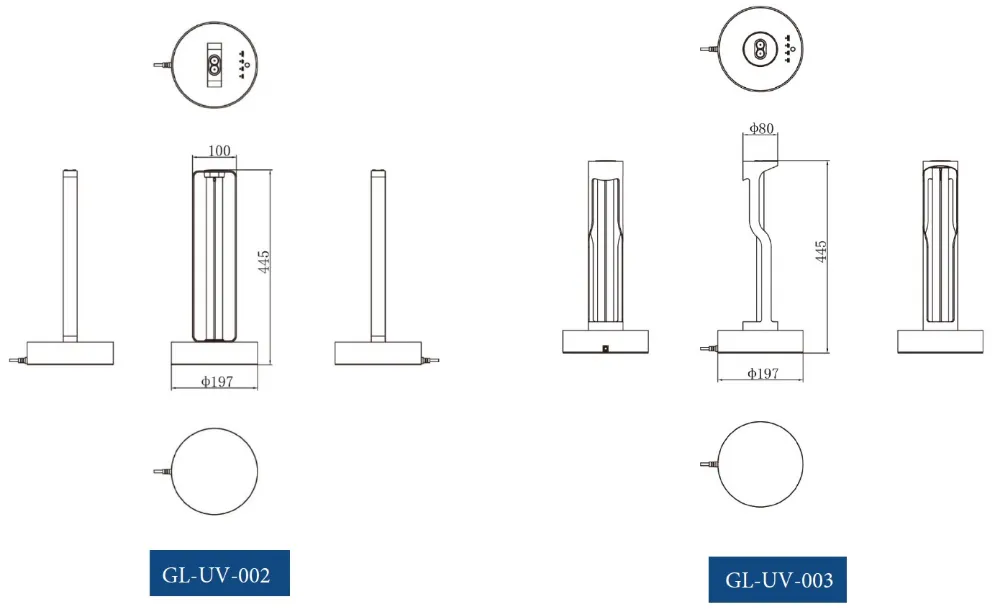 High Quality Cheap Smart Remote Control Ultraviolet Disinfection UV Lamp