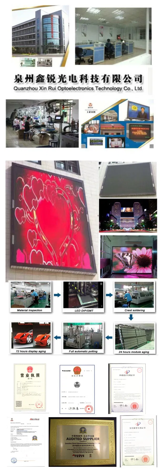 Hot Sale High Quality/Brightness P8 SMD Outdoor Full Color LED Adversiting Screen