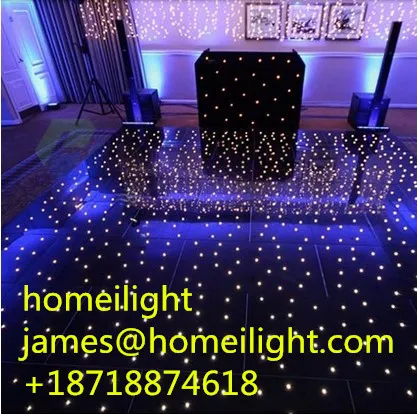 Hotel Lighting Effect LED Star Dancing Floor