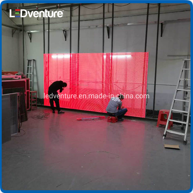 Indoor High Quality Ultra Thin LED Display Transparent Panel for Advertising
