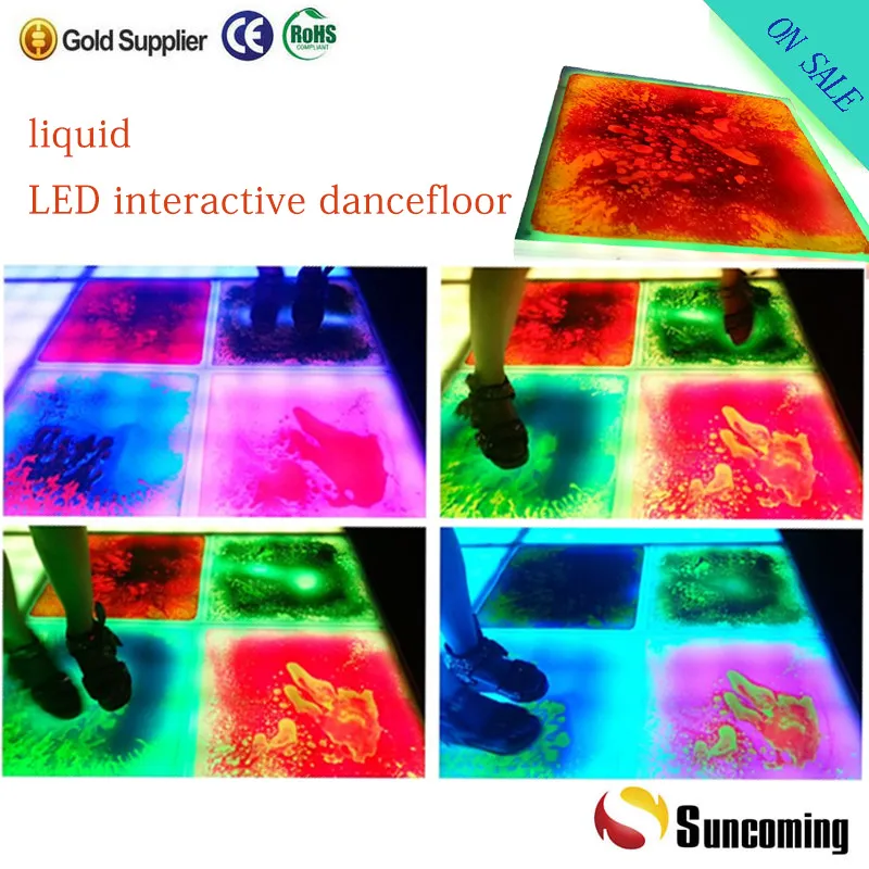 LED Liquid Interactive Stage Floor Catwalk Show Portable Dance Floor