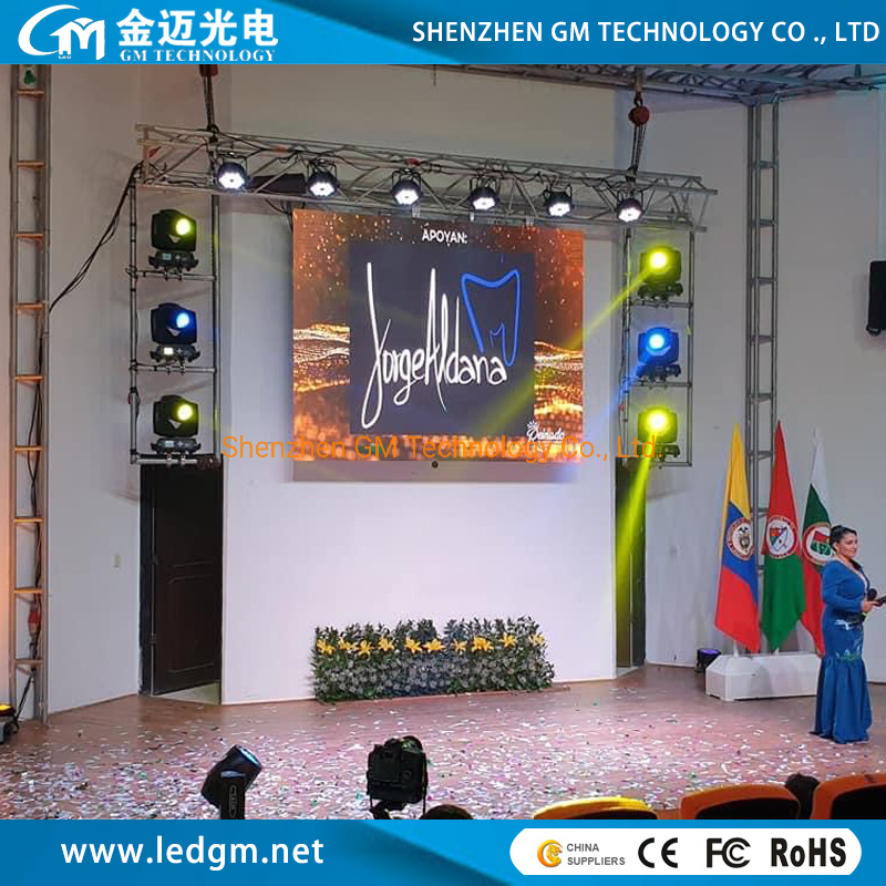 Low Power Consumption 3840 Hz High Refresh Stage Background LED Display Screen P2.97 P3.91 P4.81