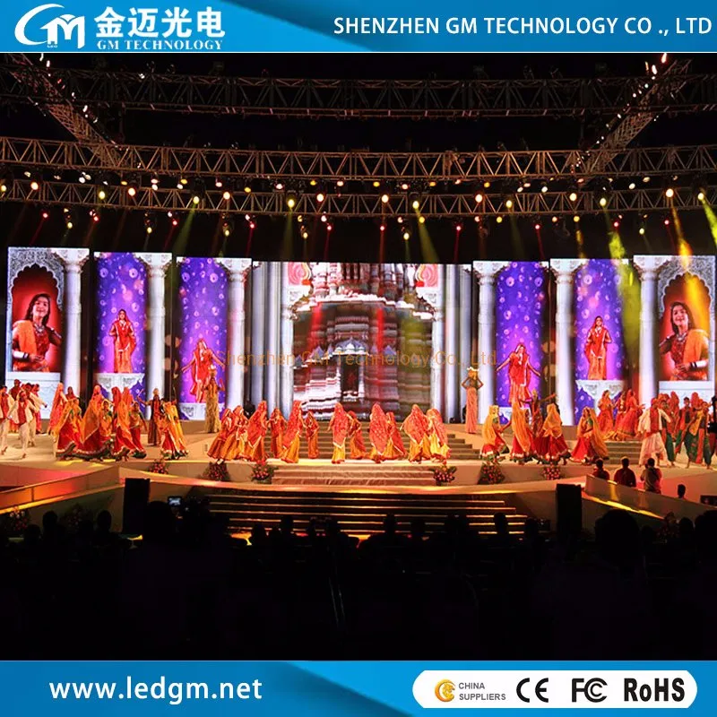 Low Power Consumption 3840 Hz High Refresh Stage Background LED Display Screen P2.97 P3.91 P4.81