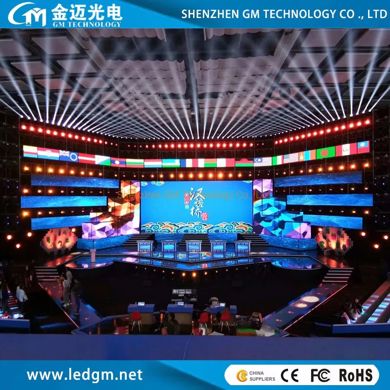 Low Power Consumption 3840 Hz High Refresh Stage Background LED Display Screen P2.97 P3.91 P4.81