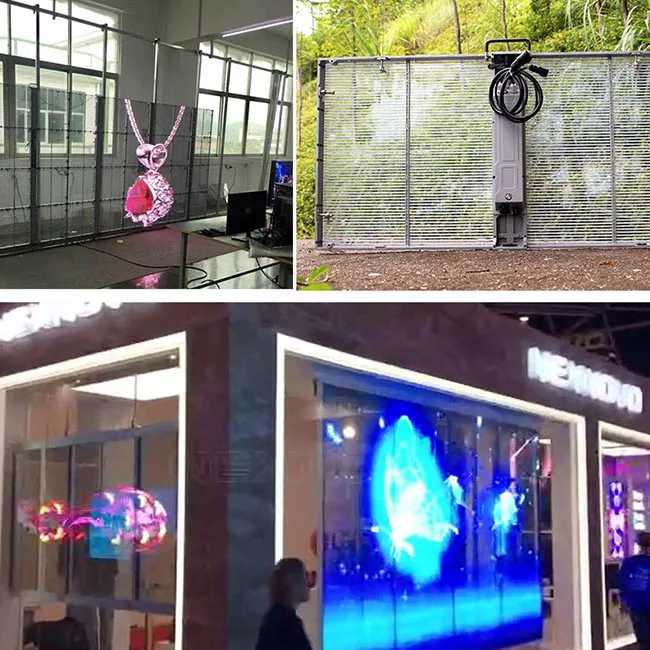 Magic Window Display /Transparent Glass LED Screen Display