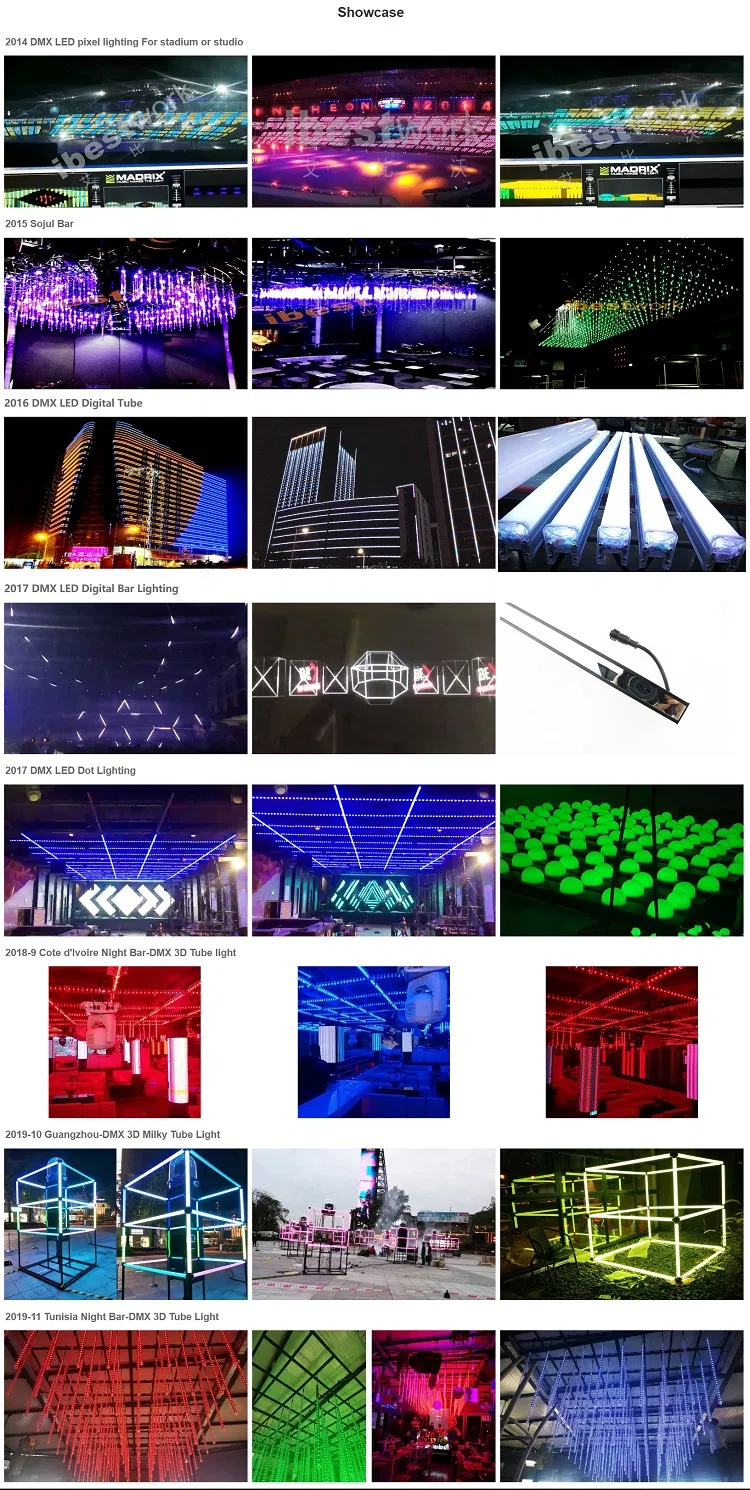 Magnet Ball Light Firework Bulb Light DMX512 IP65 2 Year Warrty LED Fairy String Light for Party Club Wedding