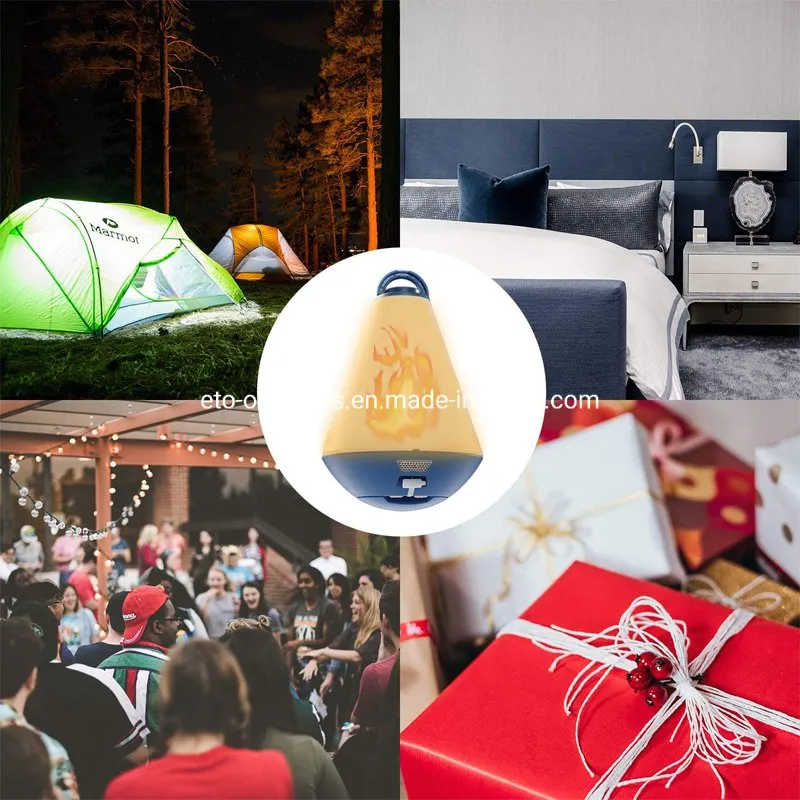 Multifunction Flames Lamp White Light Night Lamp Mosquito Killer Camping Lantern