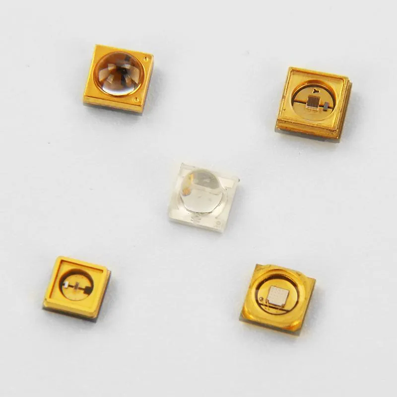 OEM Wholesale 3535 UVC LED 365nm-380nm Ultraviolet Ray 700-1200MW High Power UVA LED Lamp Bead Package