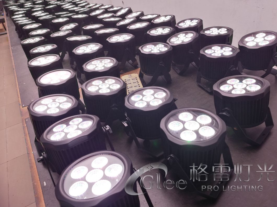 Outdoor 6X18W 6in1 Hex LED Battery Powered Wireless Wifly Uplighting