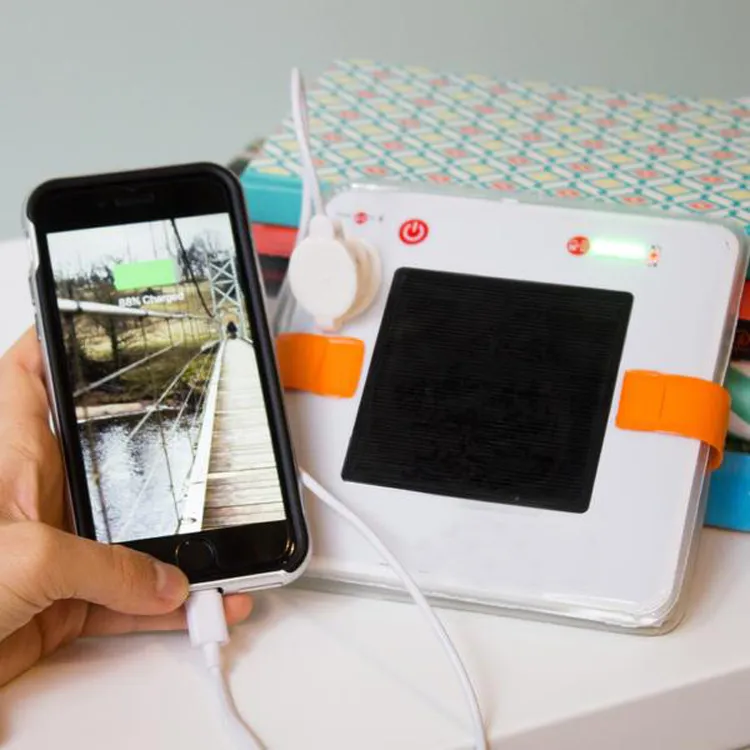 Outdoor Collapsible LED Solar Inflatable Light Folding 100% Waterproof 2-in-1 Phone Charger Battery Camping Lanterns