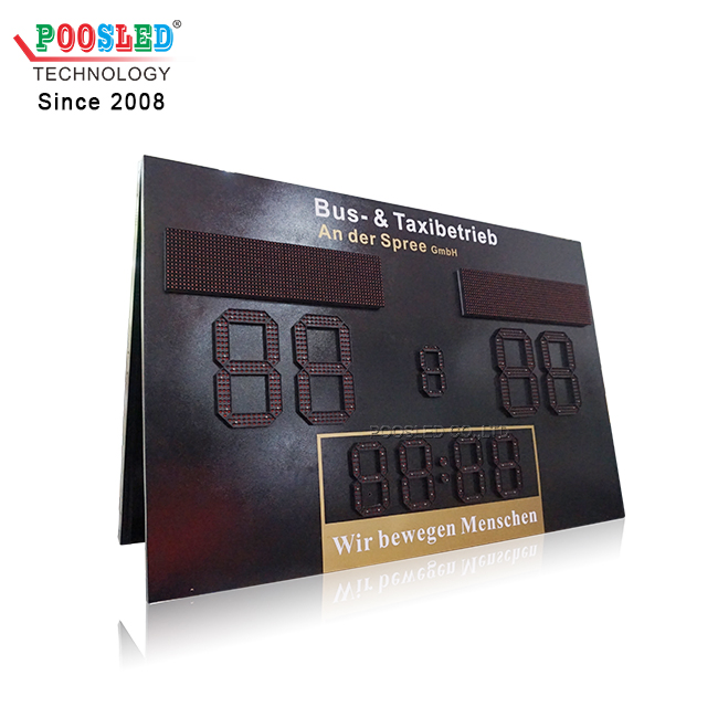 Outdoor Football LED Scoreboard LED Sport Scoreboard for Soccer 7segment LED Digit Football Scoreboard