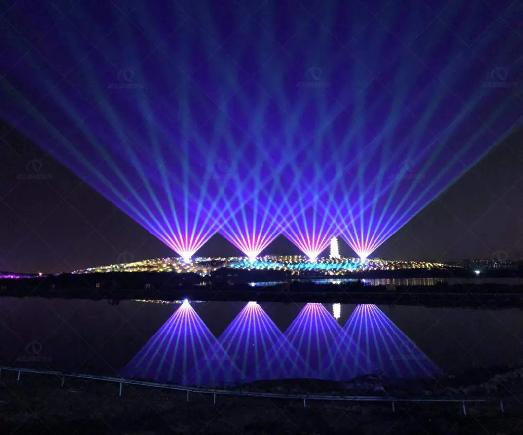 Outdoor Landmark Sky Beam Strong Power 61W RGB Laser Light