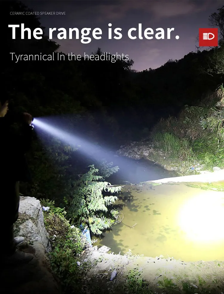 Outdoor Multi Function 2W Night Lamp Dual USB Rechargeable 4000mAh Power Bank LED Flashlight