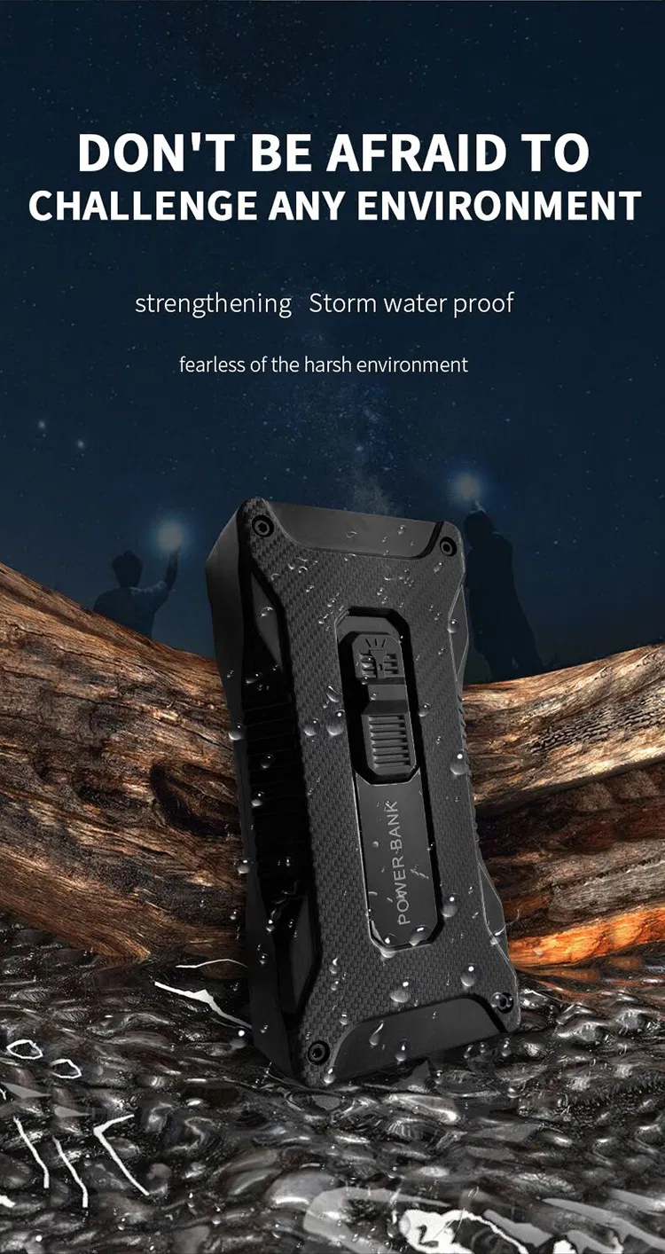 Outdoor Multi Function 2W Night Lamp Dual USB Rechargeable 4000mAh Power Bank LED Flashlight