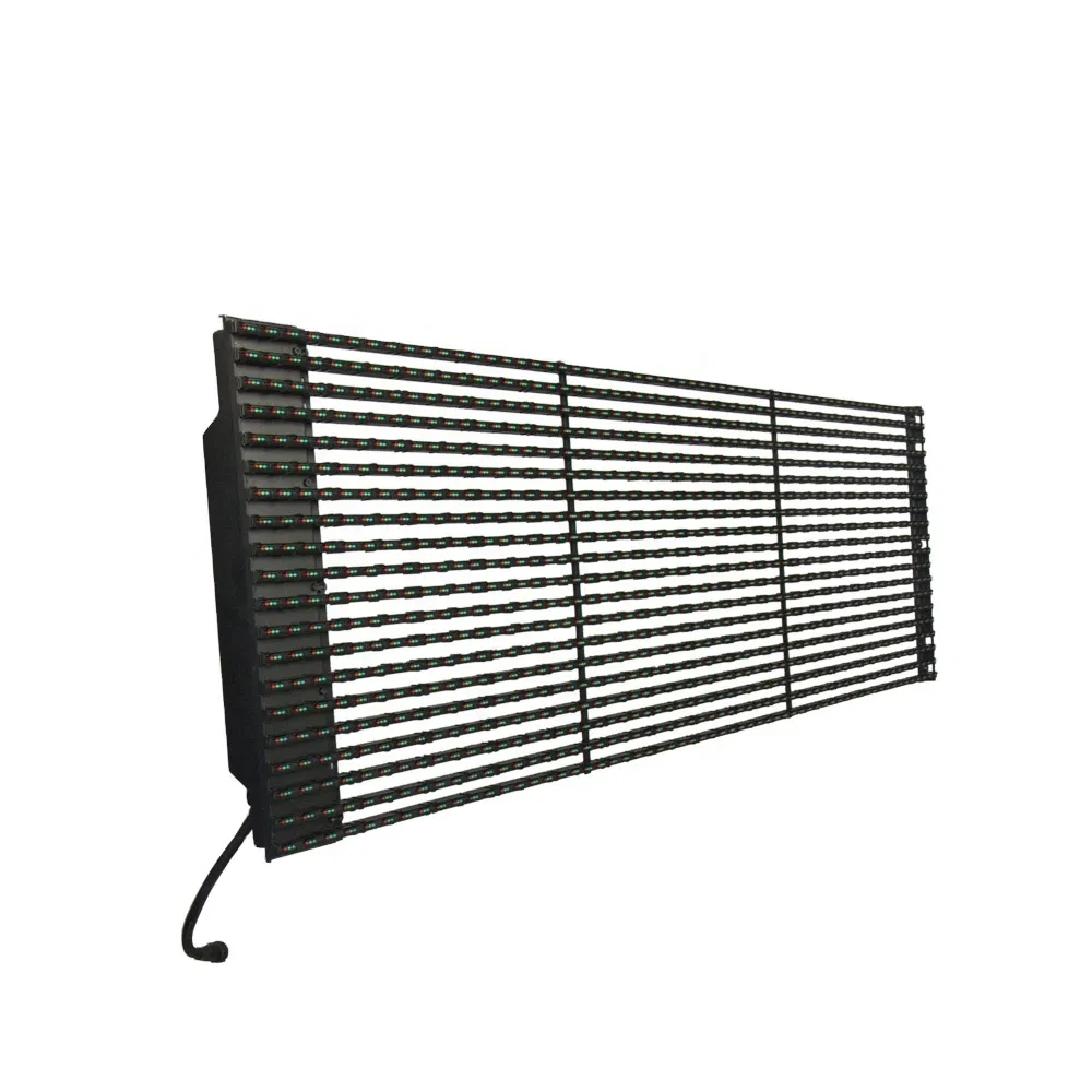 Outdoor Waterproof Transparent LED Curtain Display
