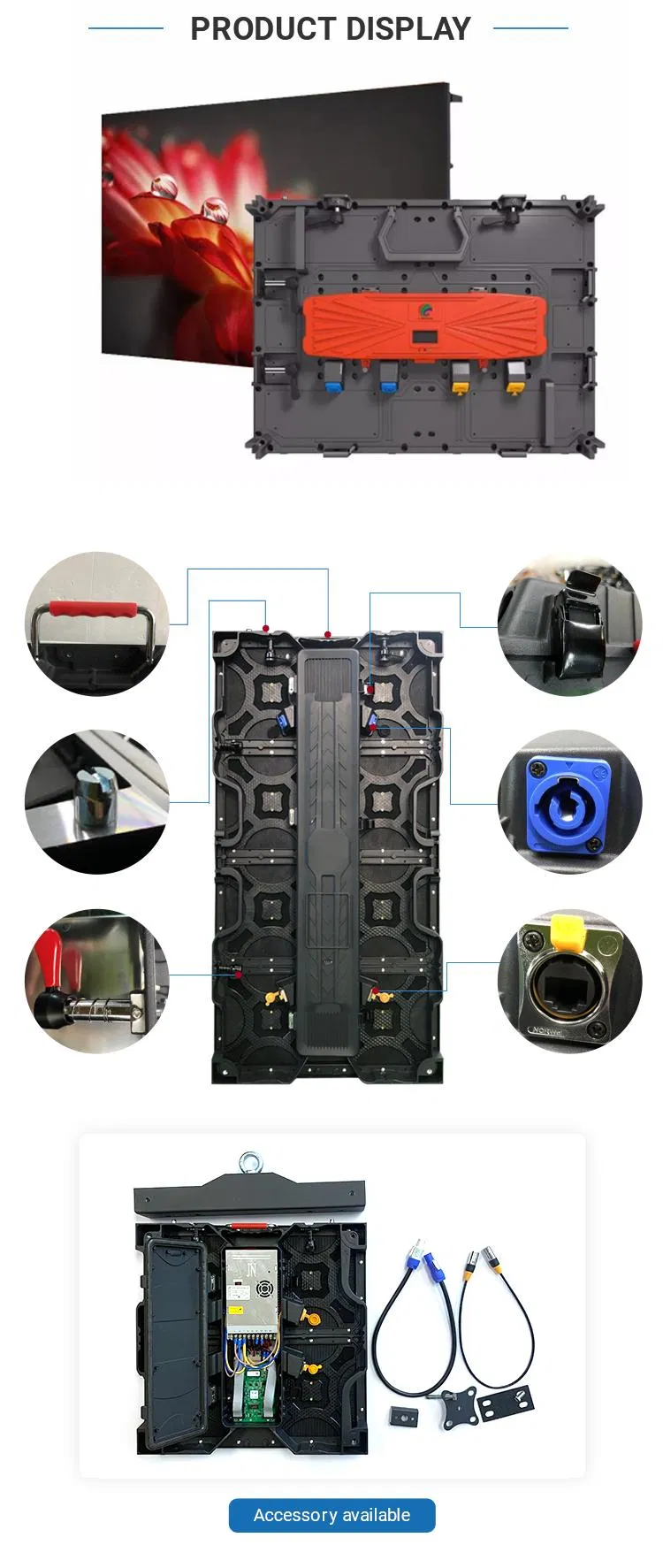 P1.25 Small Pitch LED Display Pantalla 4K 8K Mini Pixel Pitch LED Display Screen Video Wall Panel