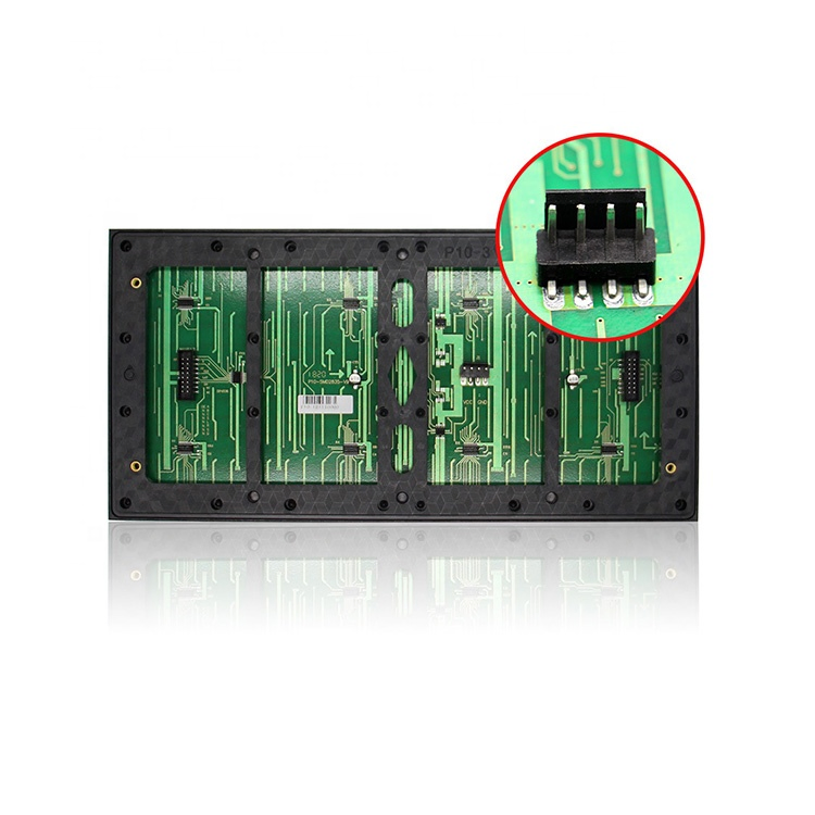 P10 320X160 mm Single Color Green Panel 32X16 Pixel Semi Outdoor Single Color LED Sign Module