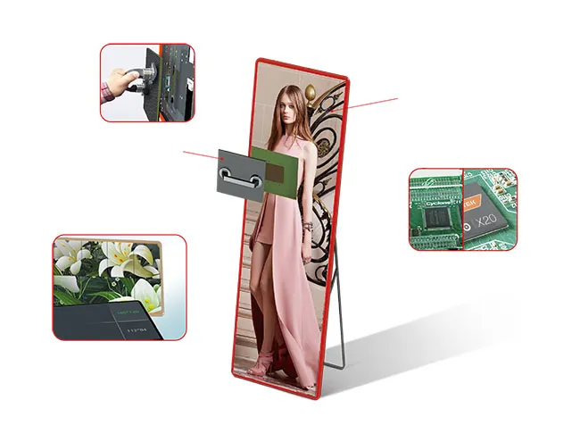 P2.571mm Ultra HD Advertising Commercial LED Video Display Screen