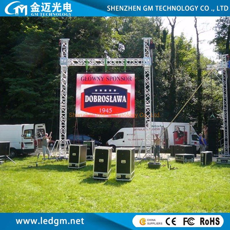 P2.97, P3.91, P4.81, P5.95, P6.25 Indoor Outdoor SMD Waterproof Advertising 1g1r1b LED Display Screen
