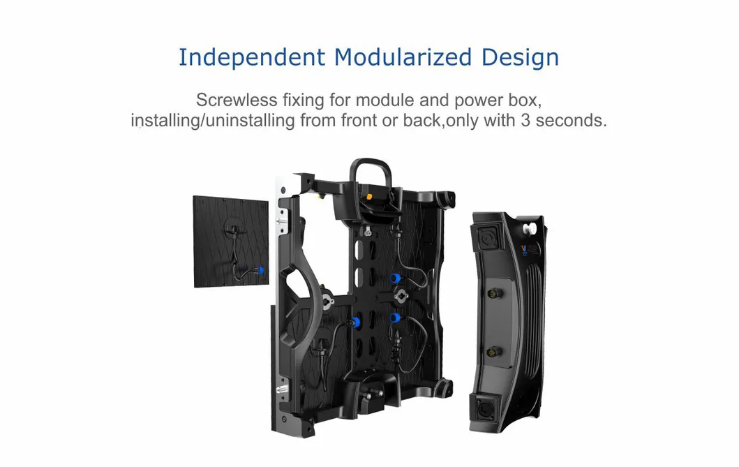 P4.81mm 500*500mm Outdoor Rental LED Display for Event Management Stage Performance